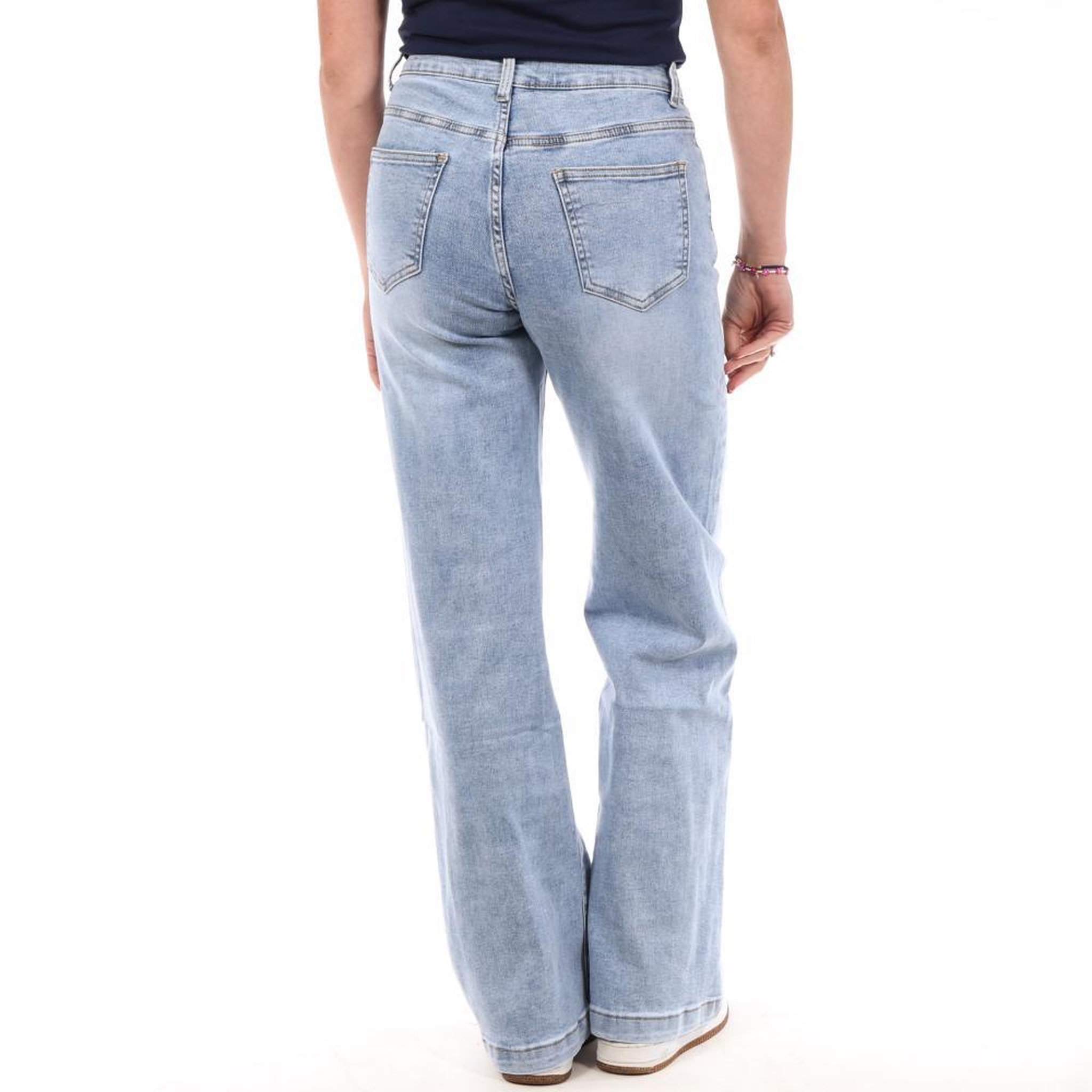 Voir la diapositive 2 : MONDAY PREMIUM Jean Droit Bleu Femme Monday Premium 1930A