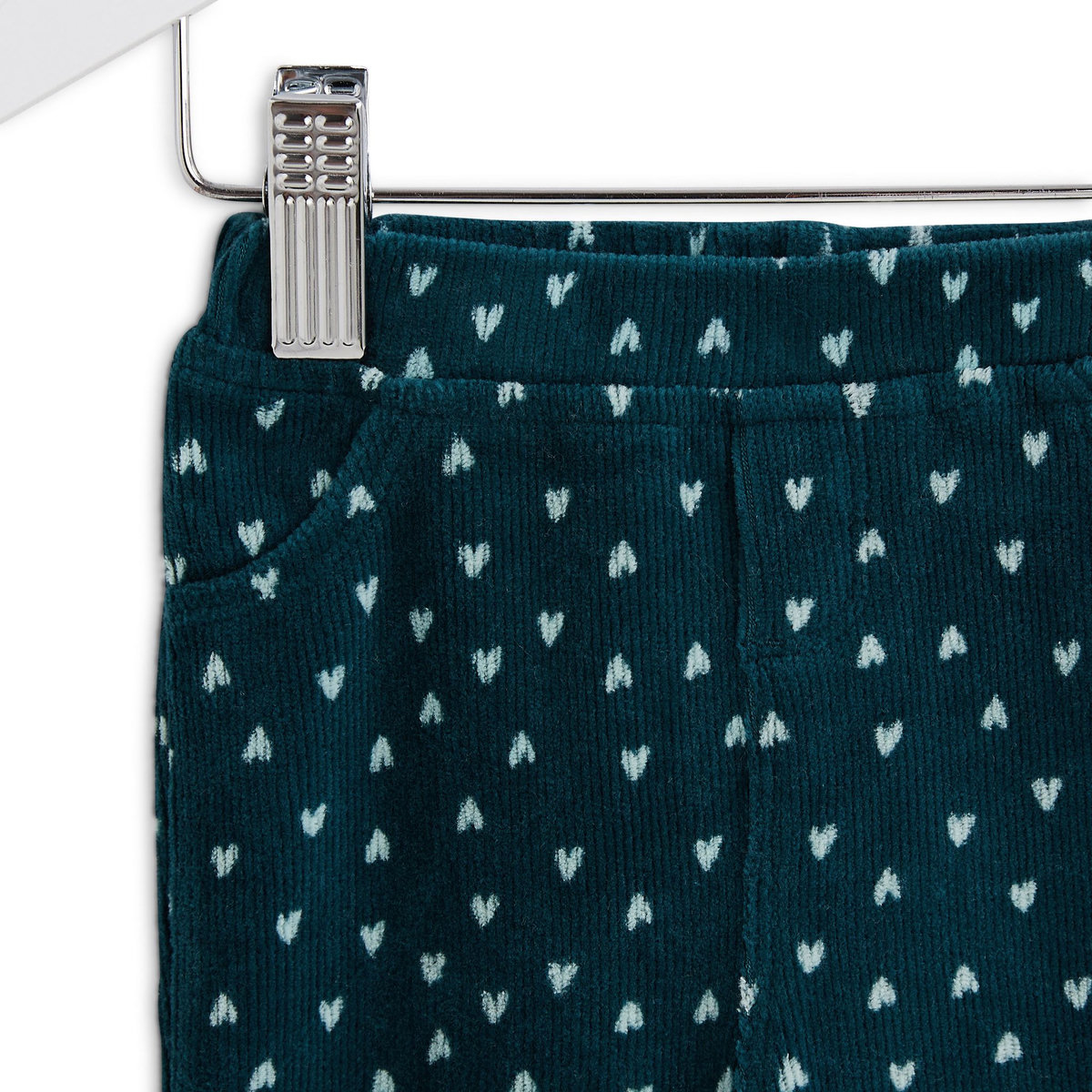 INEXTENSO Tregging velours à pois bébé fille