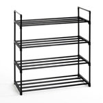 Paris Prix Étagère à Chaussures  4 Niveaux  74cm Noir