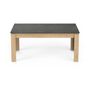 Voir la diapositive 3 : Demeyere Table a manger seule AUSTIN - 6 personnes - Décor chene Hamilton et Sidewalk - L179 x P 90 x H 77 cm - DEMEYERE