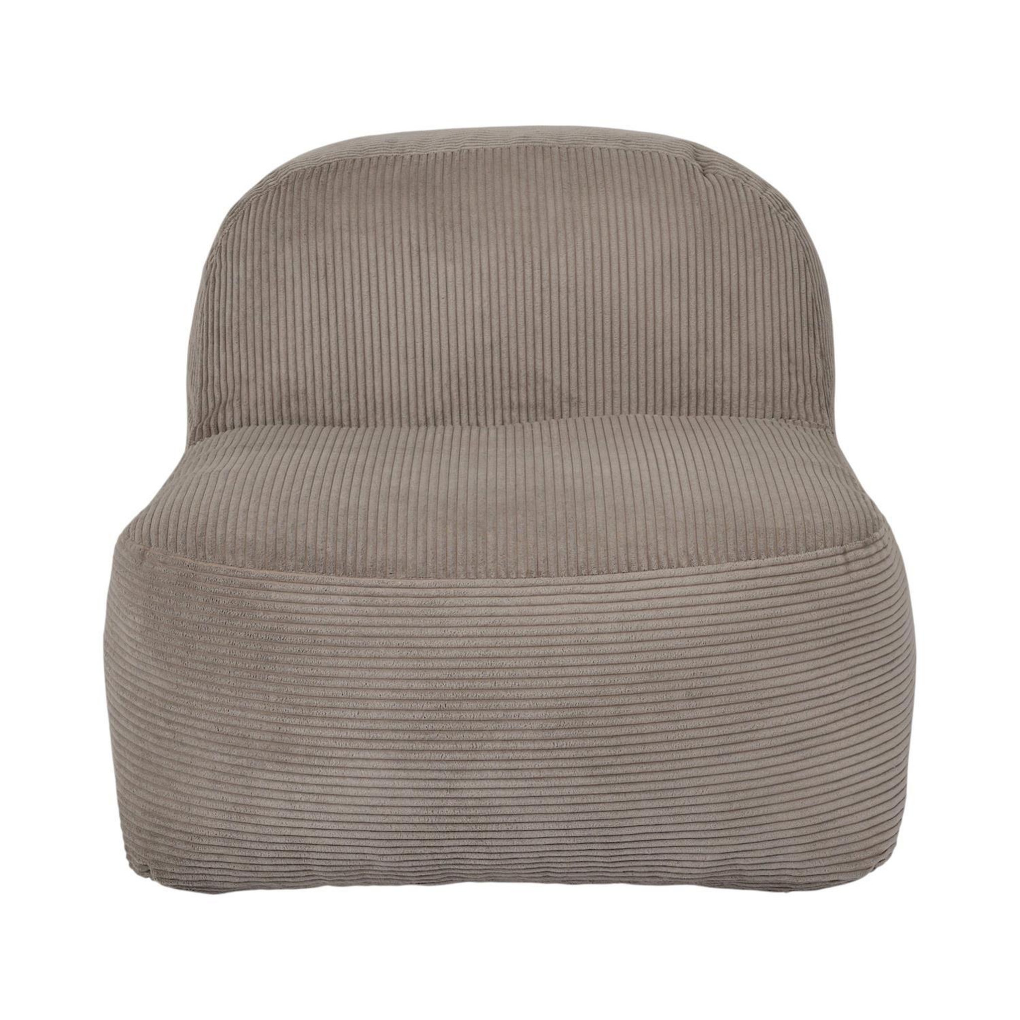Voir la diapositive 3 : The Home Deco Factory Fauteuil compressé en velours côtelé sans montage BERLIN