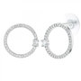 Voir la diapositive 1 : SC CRYSTAL Boucles d'oreilles SC Crystal ornées de Zirconium
