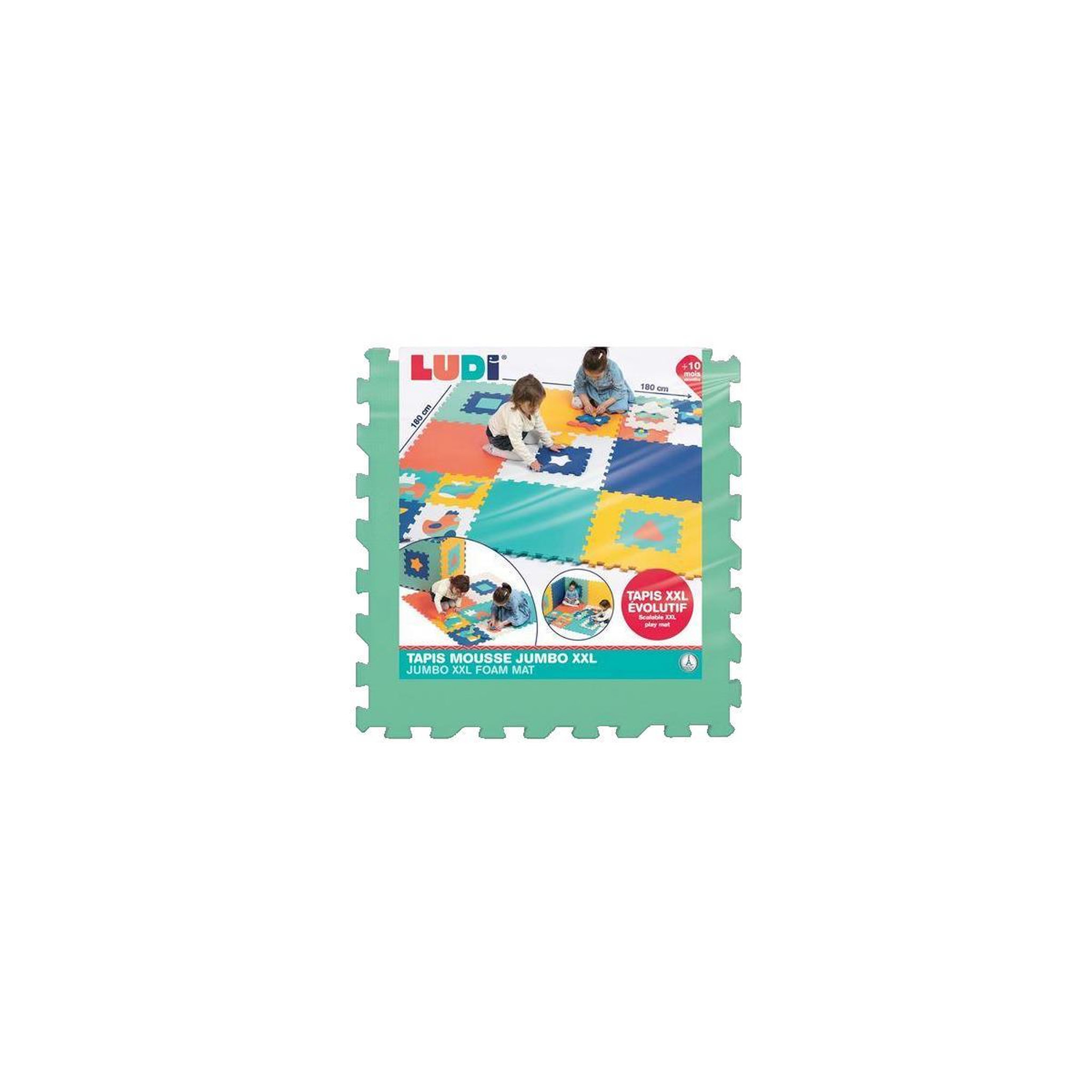 LUDI Tapis de jeu Ludi Multicolore