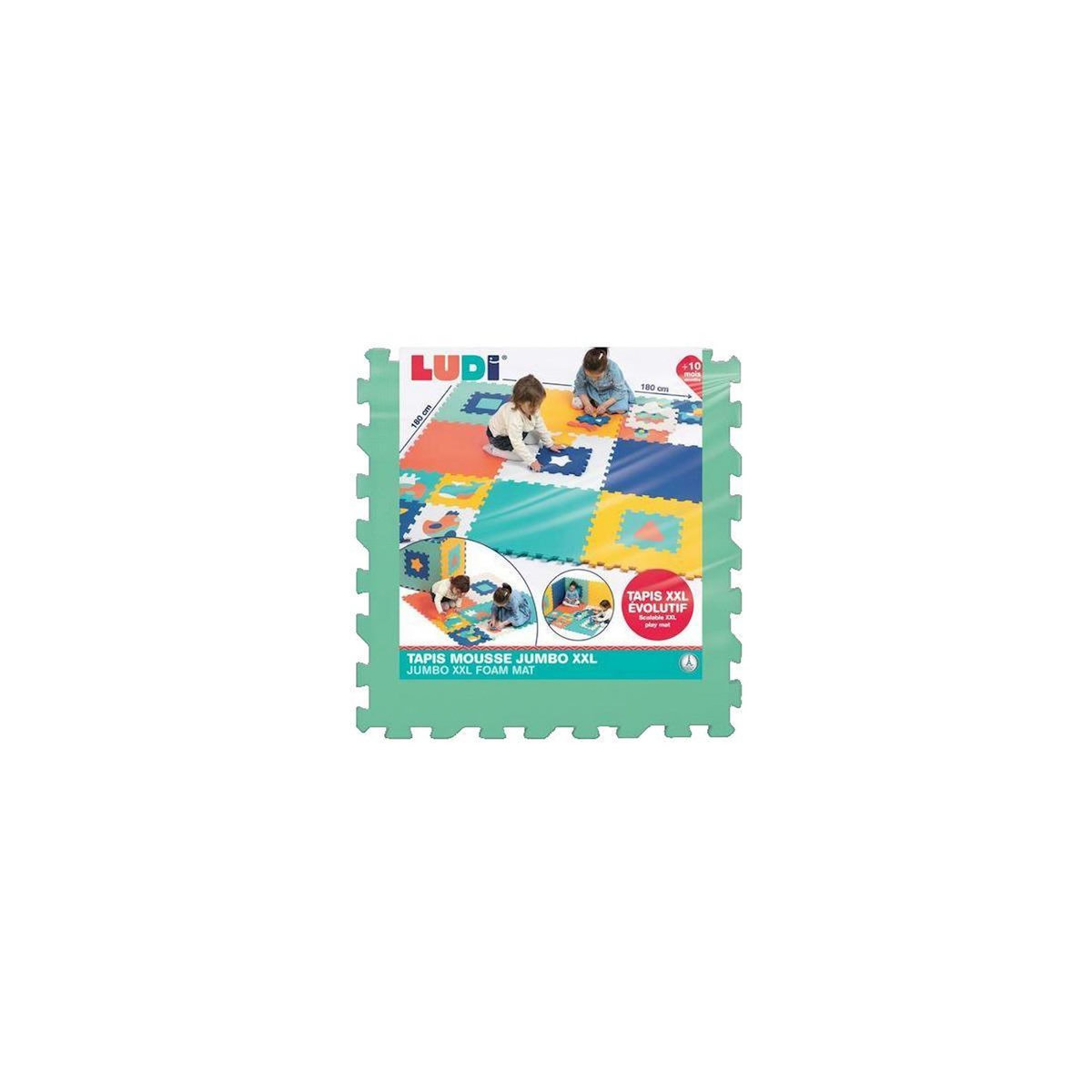 LUDI Tapis de jeu Ludi Multicolore