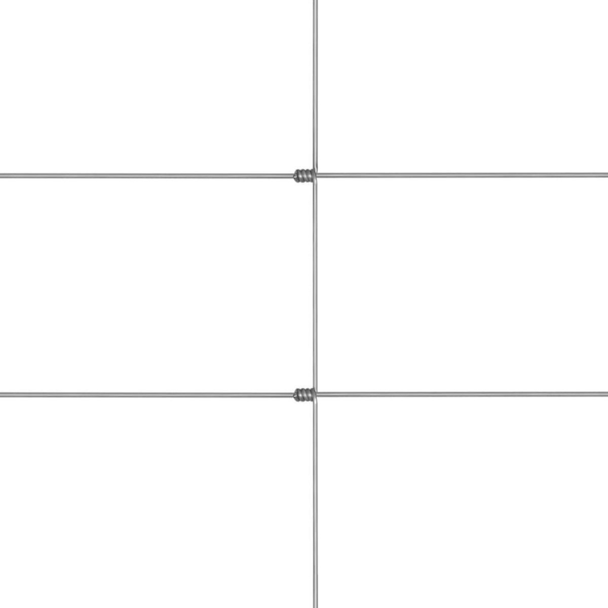 VIDAXL Cloture de jardin Acier galvanise 50x1 m Argente