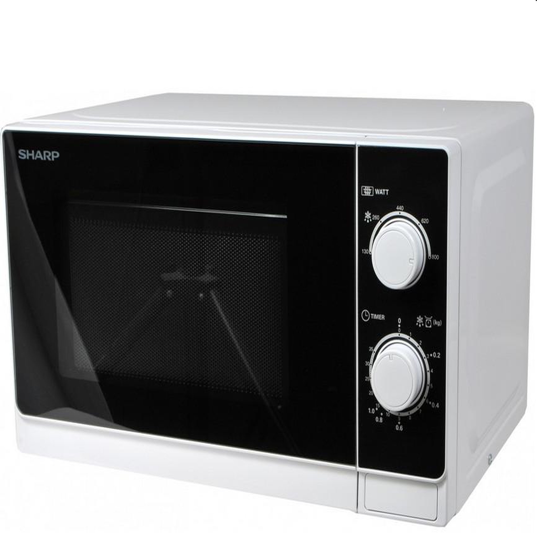 Voir la diapositive 1 : Sharp Micro-ondes 20l 800w blanc - r200ww