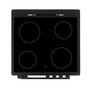 Voir la diapositive 6 : CONTINENTAL EDISON Cuisiniere vitrocéramique CONTINENTAL EDISON CECV60FCB - 4 feux - L58,8 xP61 xH83 cm - Noir