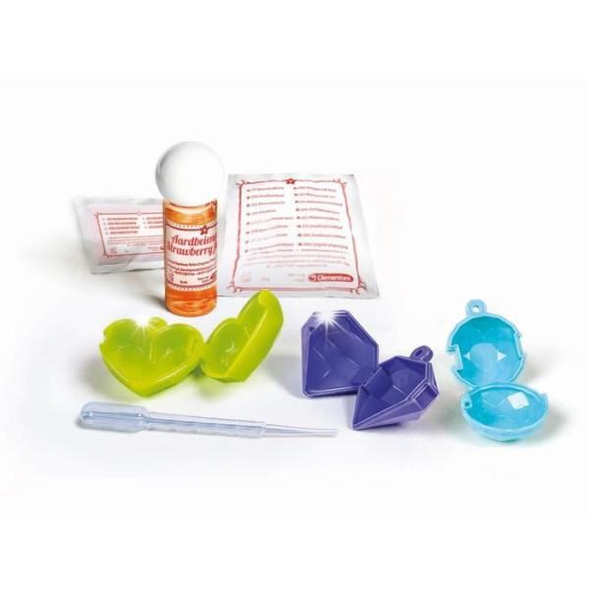 Voir la diapositive 3 : CLEMENTONI Clementoni - science & jeu - coffret scientifique création de baumes a levres - dés 8 ans