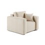 Voir la diapositive 1 : BEST MOBILIER Topaze - fauteuil - en velours texturé