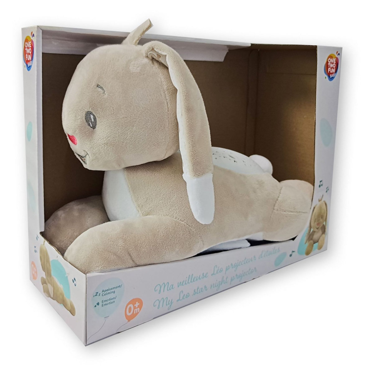 One Two Fun Veilleuse Léo projecteur d'étoiles