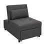 Voir la diapositive 1 : The Home Deco Factory Fauteuil convertible MALMO - Gris foncé
