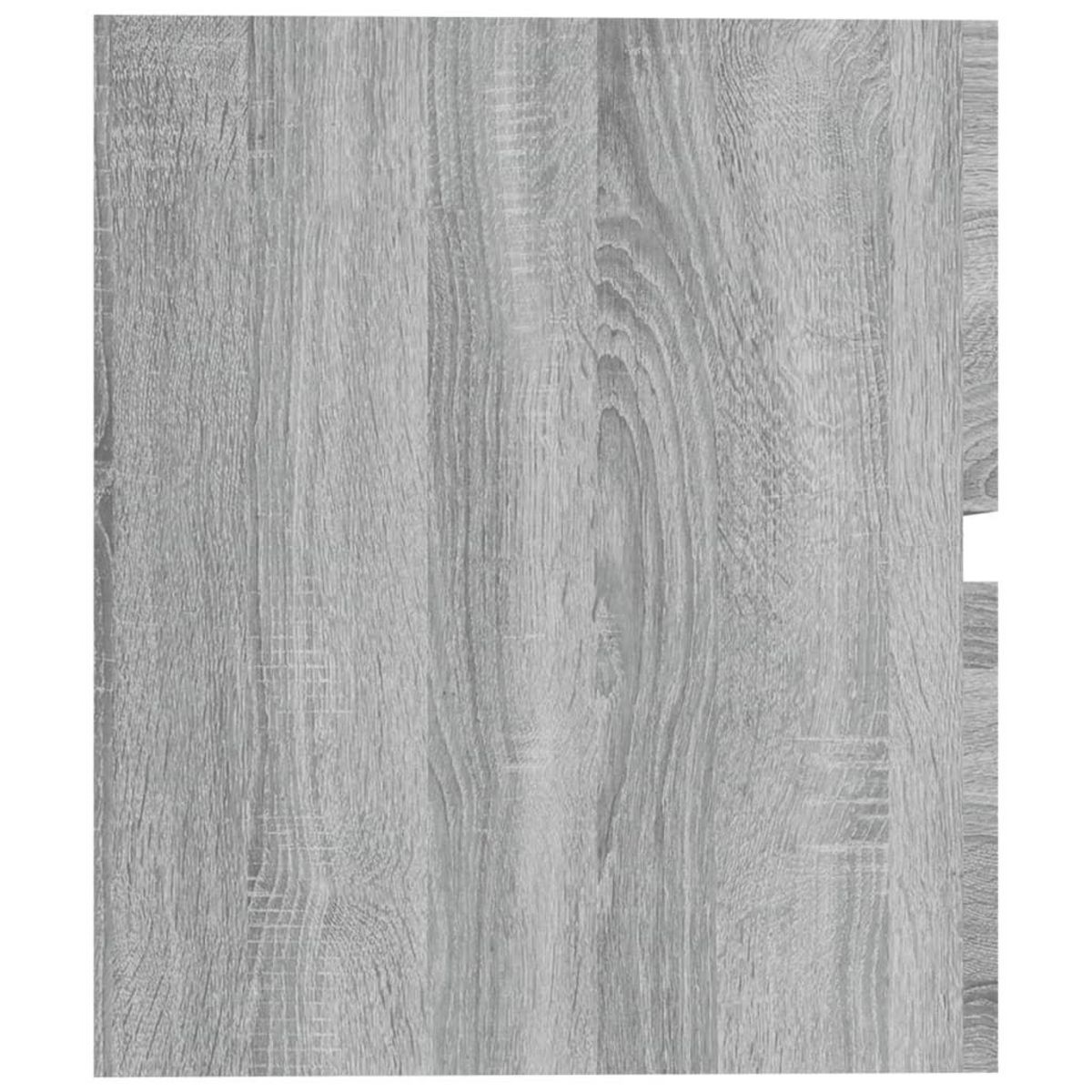 VIDAXL Armoire d'evier Sonoma gris 60x38,5x45 cm Bois d'ingenierie