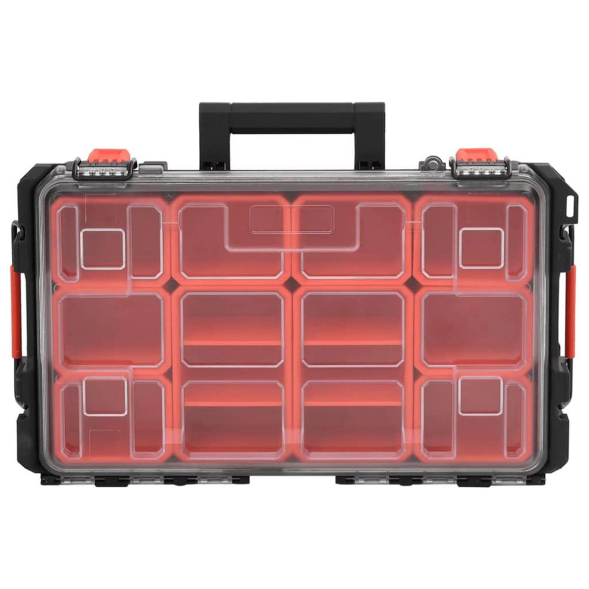 VIDAXL Mallette de transport portable noir 55,5x34,5x13,5 cm PP