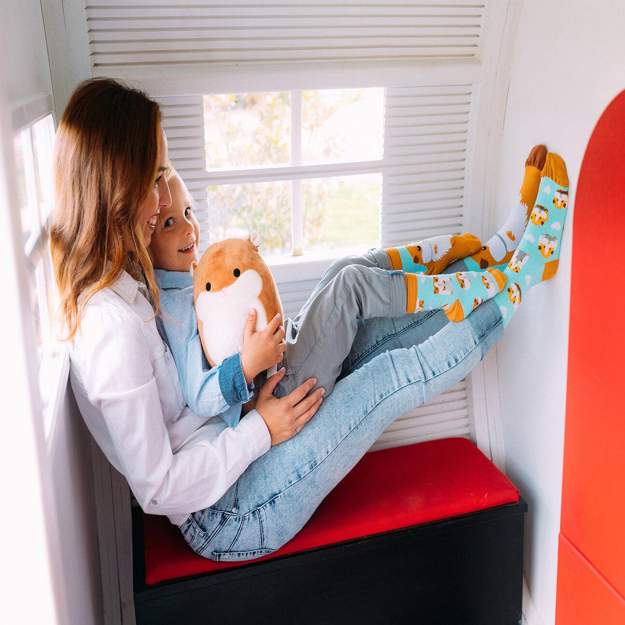 Voir la diapositive 4 : DEDOLES Chaussettes enfants cochons d'inde