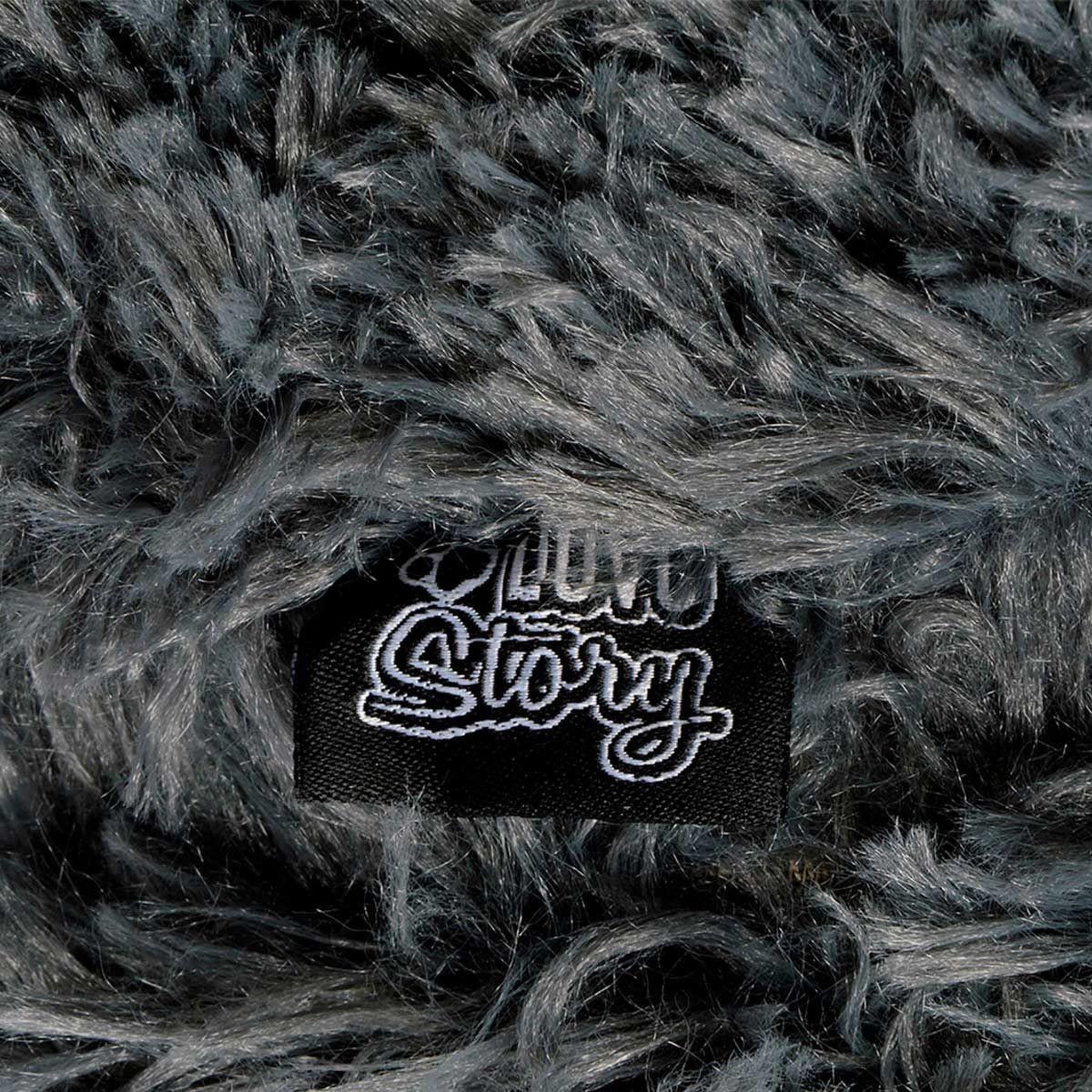 Voir la diapositive 3 : LOVE STORY Coussin pour chien & chat  fluffy  107cm anthracite