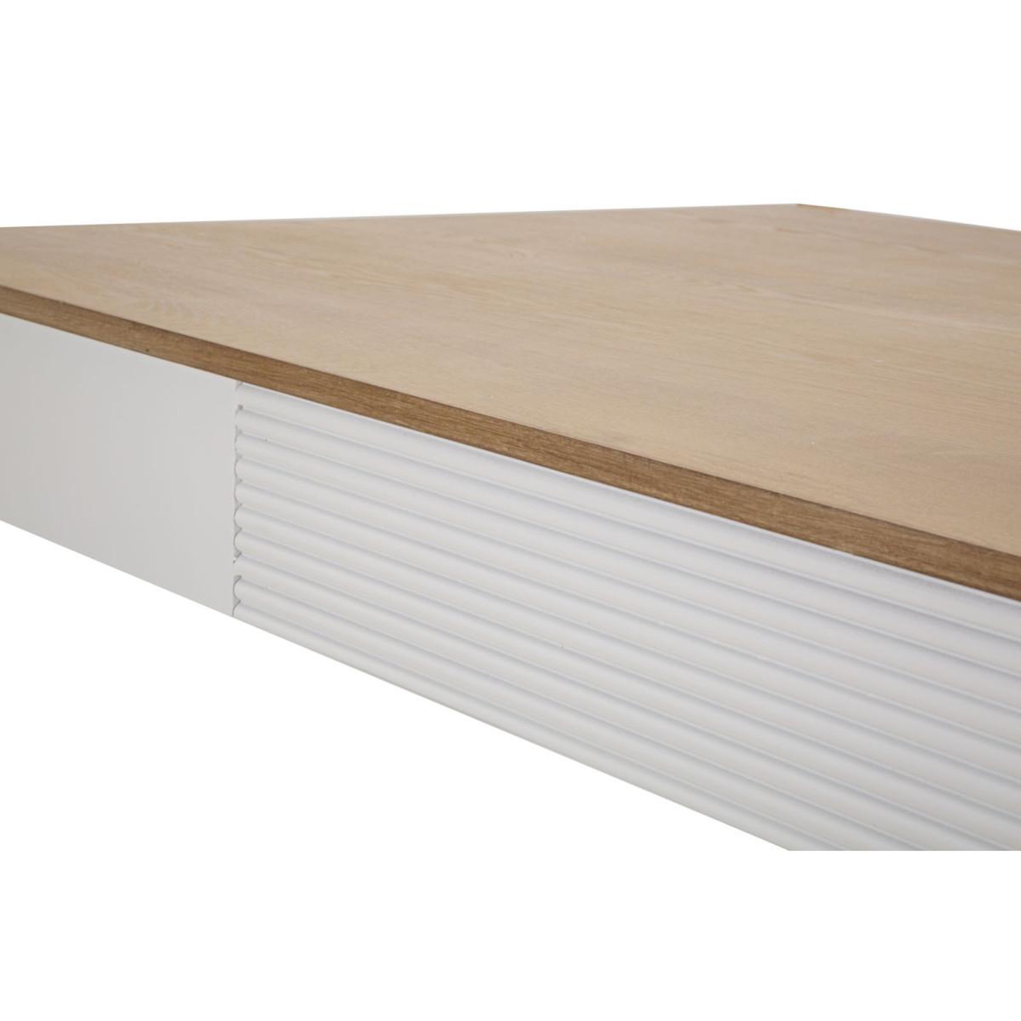 Voir la diapositive 5 : Paris Prix Table à manger en bois  matera  180cm blanc & naturel