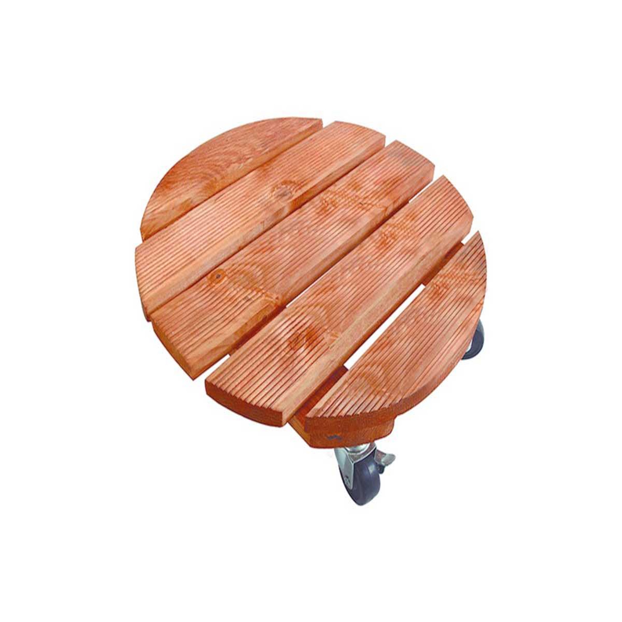 Nortene Support à roulettes bois fsc lasuré flora roll lasure - ø 40 cm