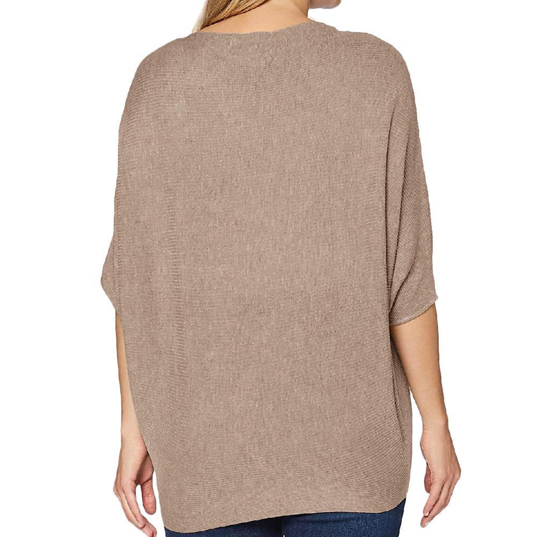Voir la diapositive 2 : JACQUELINE DE YONG Pull Beige manches 3/4 Femme JDY New Behave