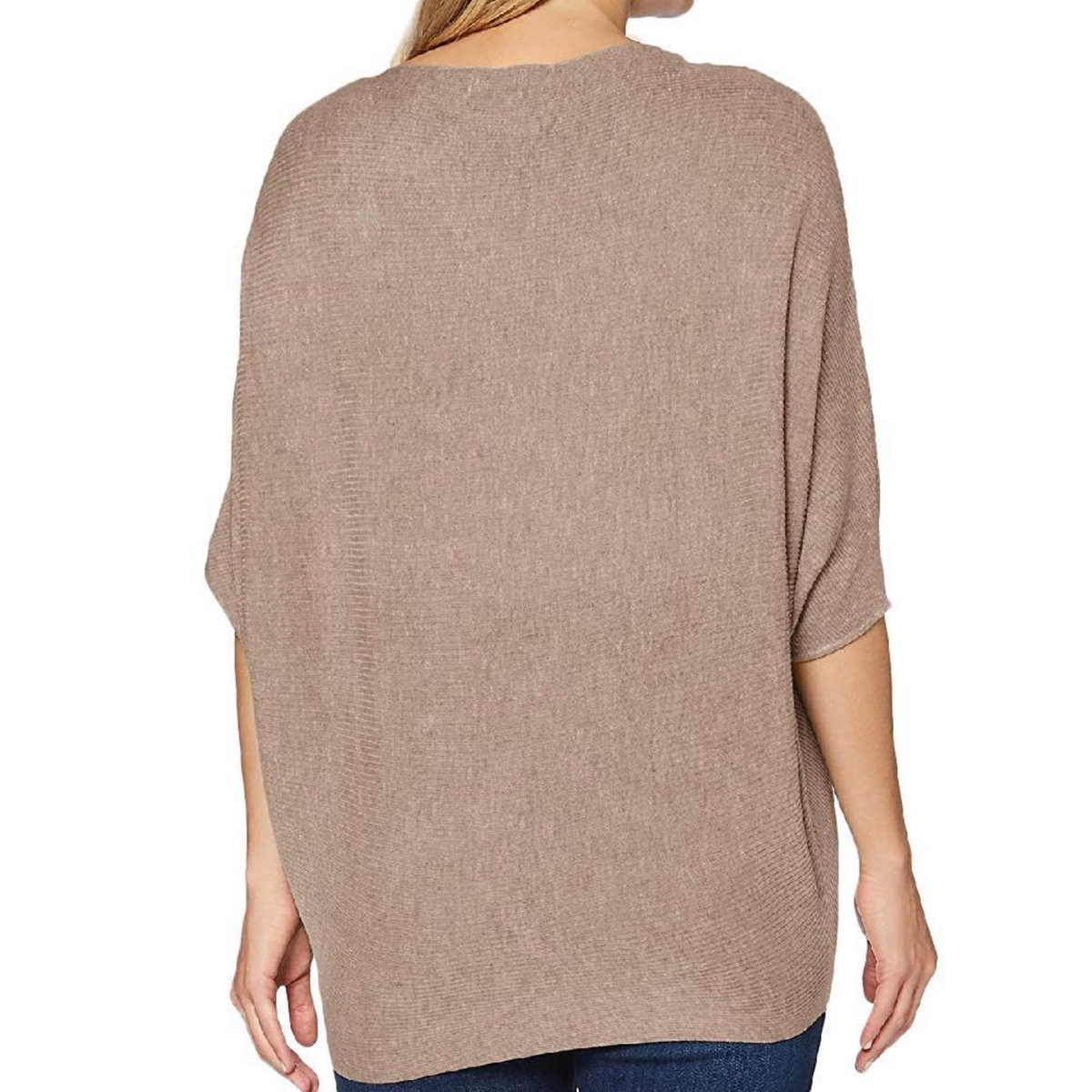 JACQUELINE DE YONG Pull Beige manches 3/4 Femme JDY New Behave