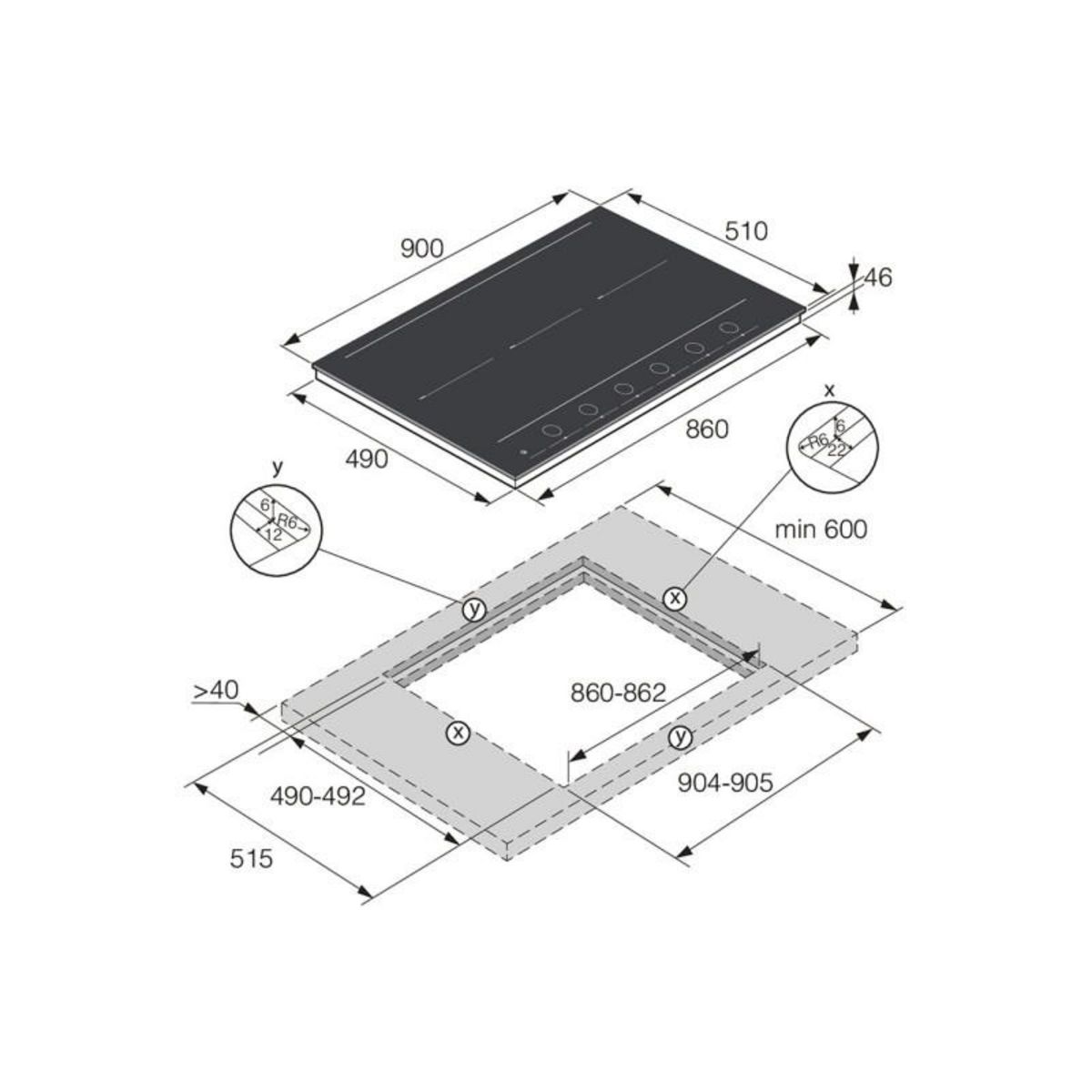 ASKO Plaque induction HID956MFC