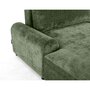 Voir la diapositive 4 : LISA DESIGN Nelly - canapé d'angle gauche 4 places convertible avec coffre en velours texturé