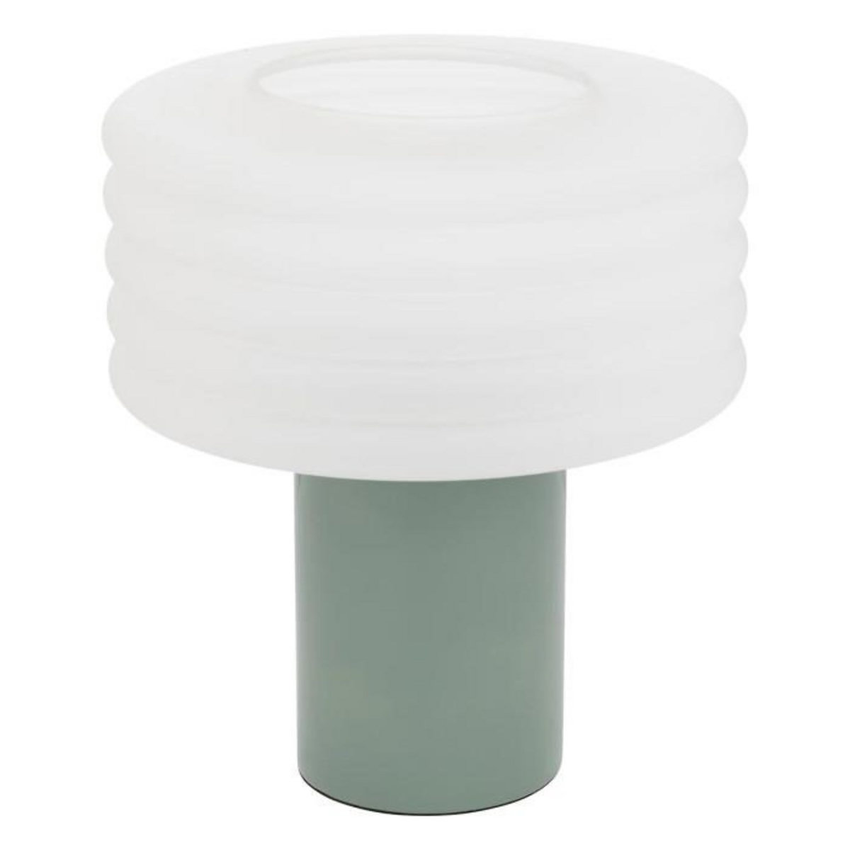 ATMOSPHERA Lampe à Poser en Verre  Asti  36cm Vert Tilleul