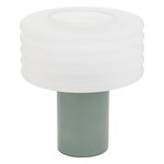 ATMOSPHERA Lampe à Poser en Verre  Asti  36cm Vert Tilleul