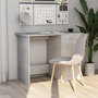 Voir la diapositive 1 : VIDAXL Bureau Gris beton 100x50x76 cm Bois d'ingenierie