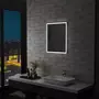 VIDAXL Miroir mural a LED pour salle de bains 50x60 cm
