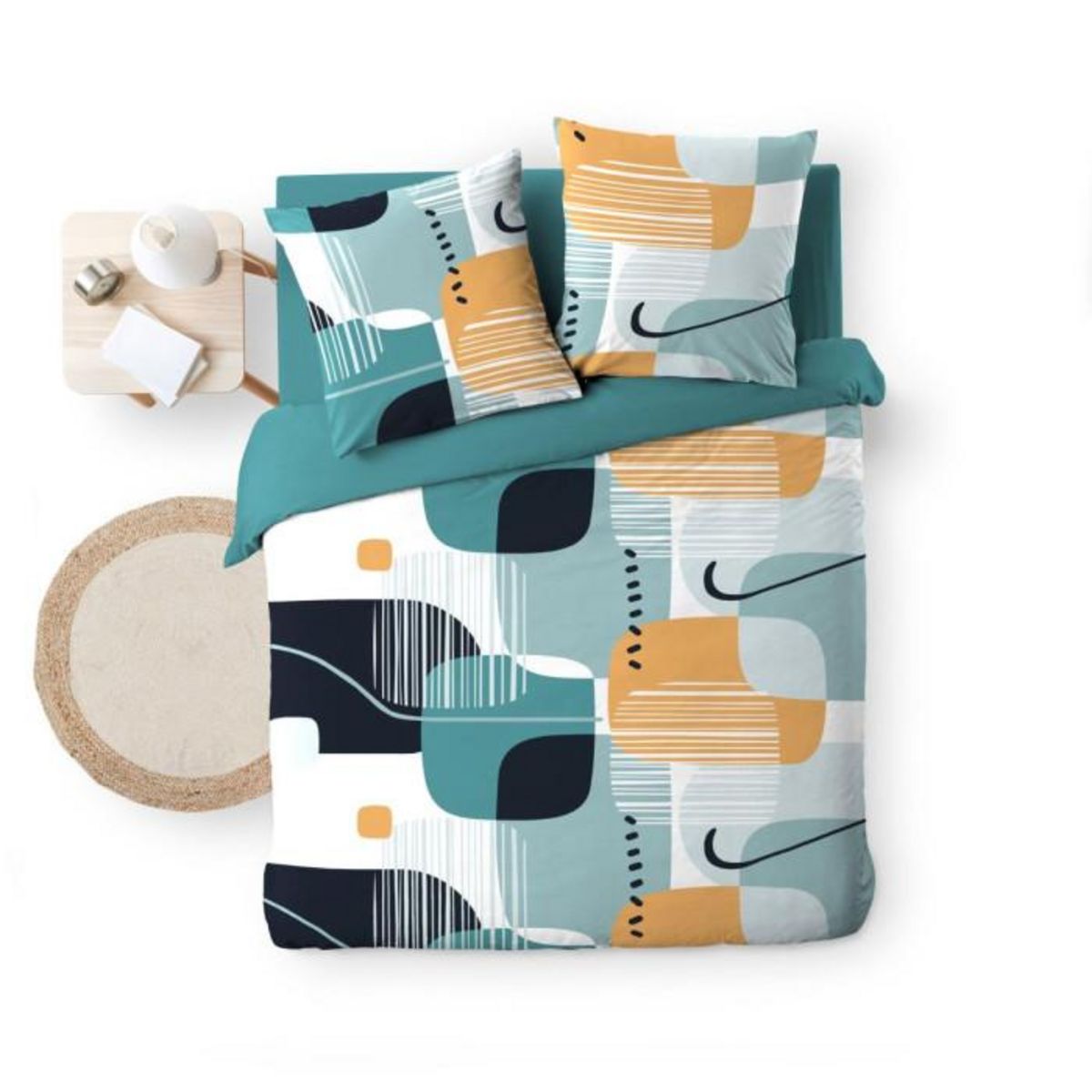 Paris Prix Parure de Lit 3 Pièces  Sprint  200x200cm Multicolore