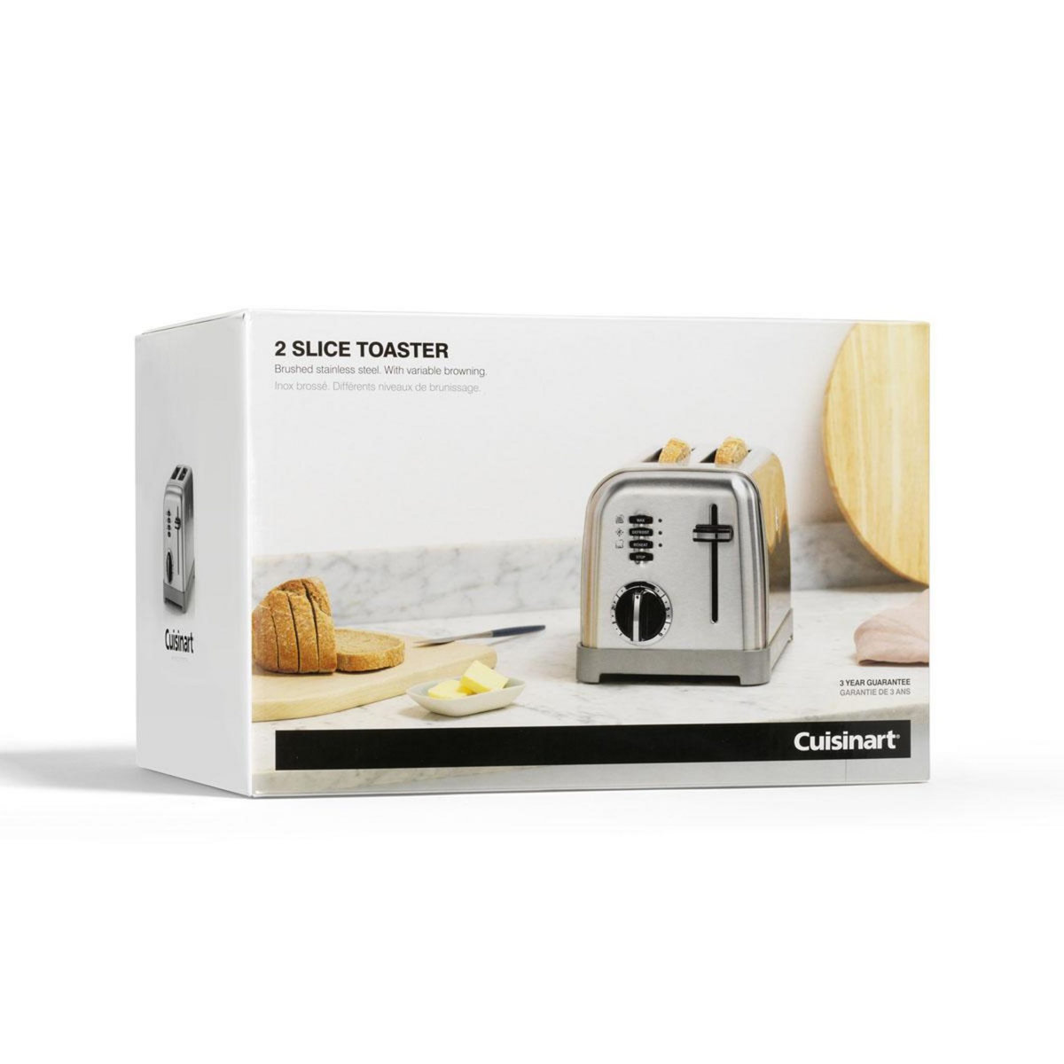 Cuisinart Grille-pains 2 fentes 900w acier brossé - CPT160E