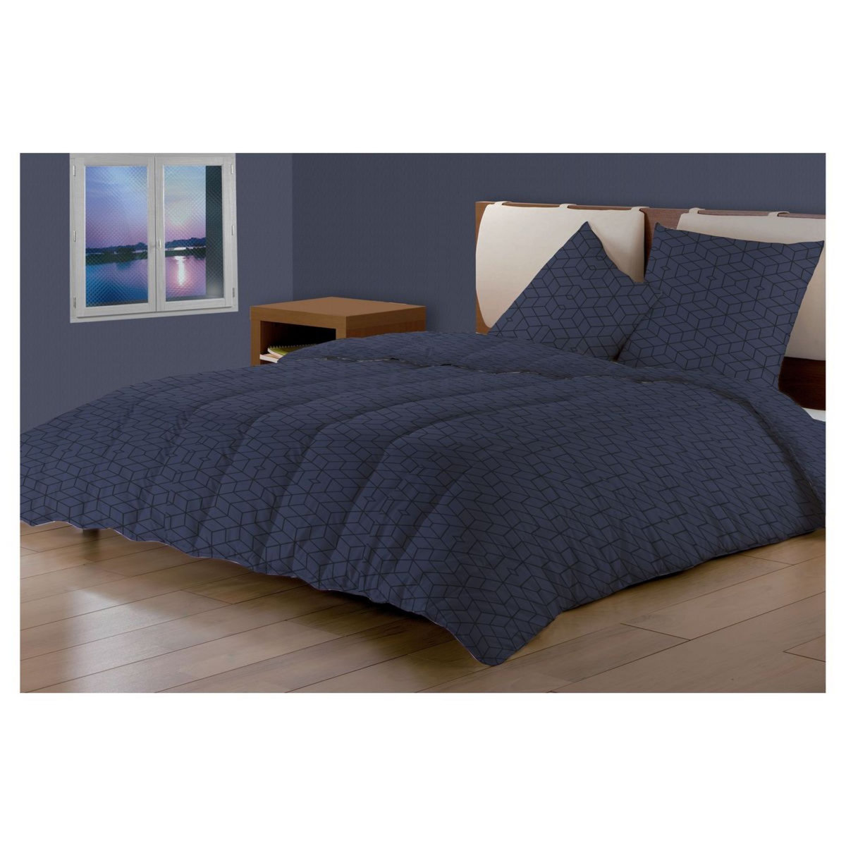 DODO Couette tempérée imprimé réversible DÉCO 300 g/m²