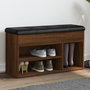 Voir la diapositive 1 : VIDAXL Banc a chaussures chene marron 82x32x45,5 cm bois d'ingenierie