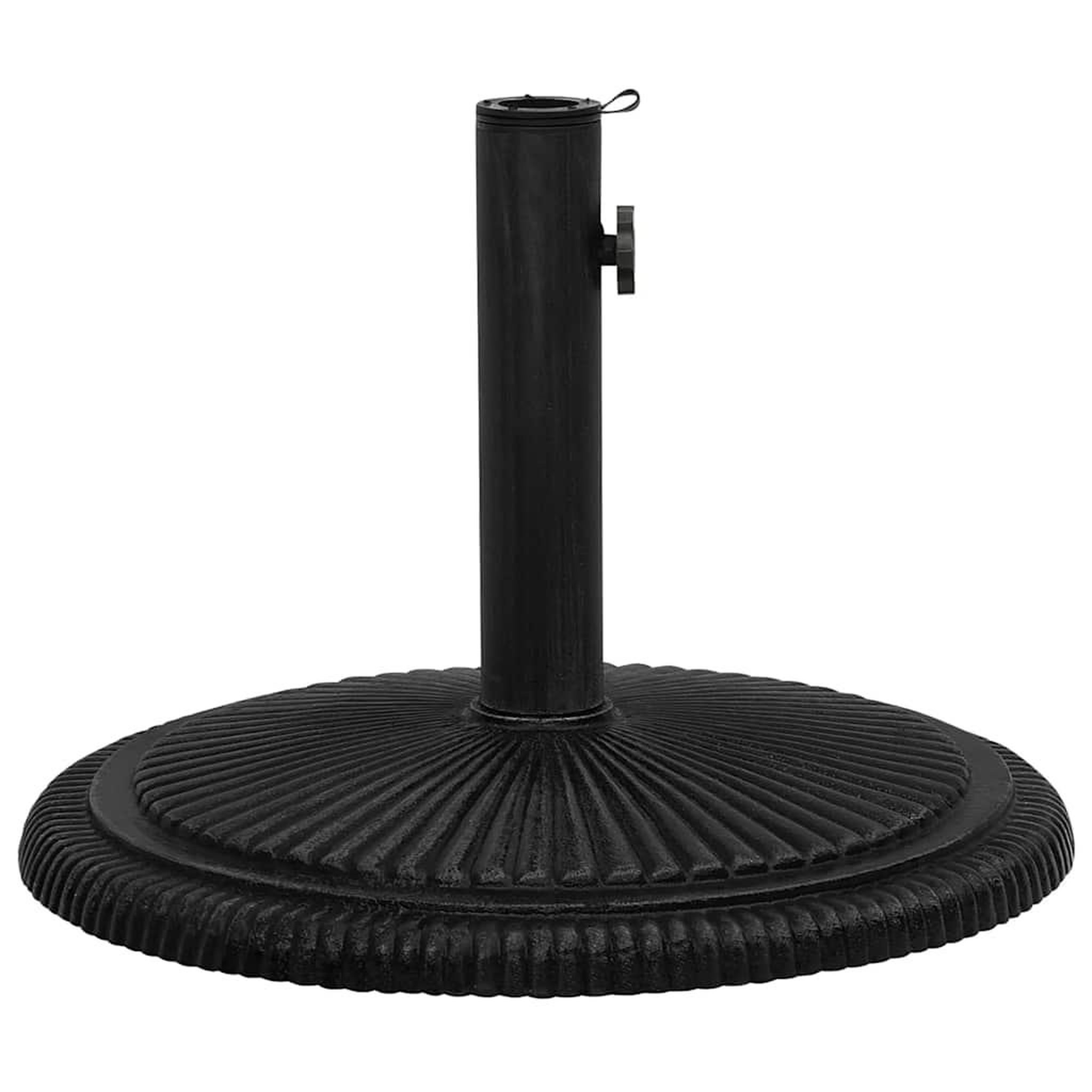 Voir la diapositive 4 : VIDAXL Socle de parasol Noir 45x45x30 cm Fonte