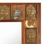 VIDAXL Miroir avec revetement Bouddha 50x80 cm Bois de recuperation