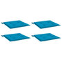 Voir la diapositive 3 : VIDAXL Coussins de chaise jardin lot de 4 bleu 40x40x3 cm tissu oxford