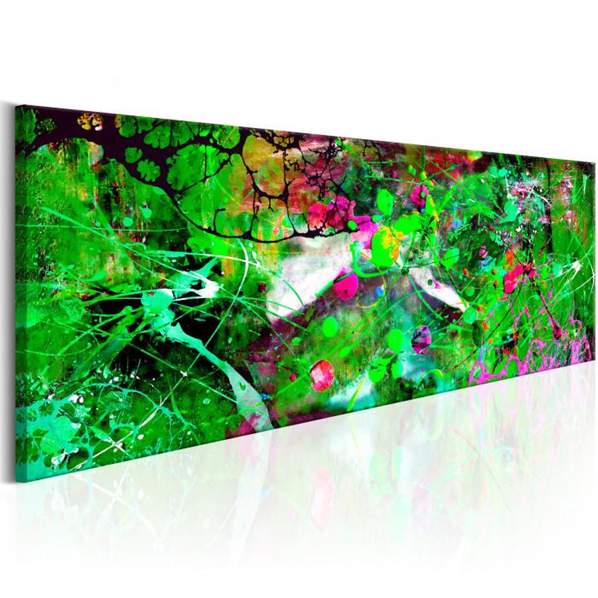 Paris Prix Tableau Imprimé  Green Fantasy. Coloris disponibles : Multicolore