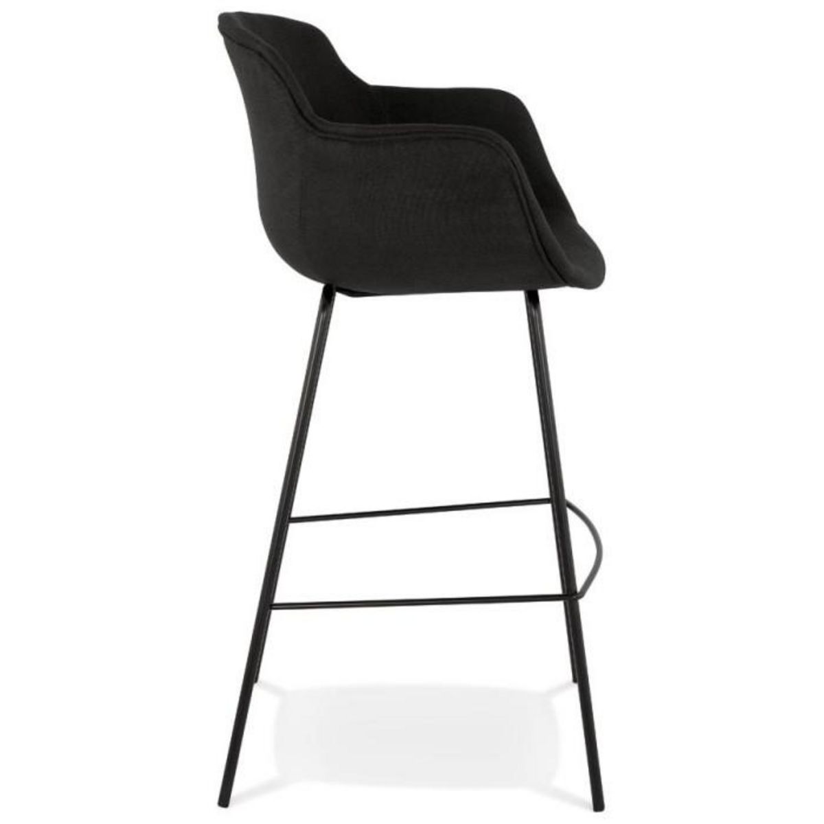 Paris Prix Tabouret de Bar Design  Largesa  107cm Noir