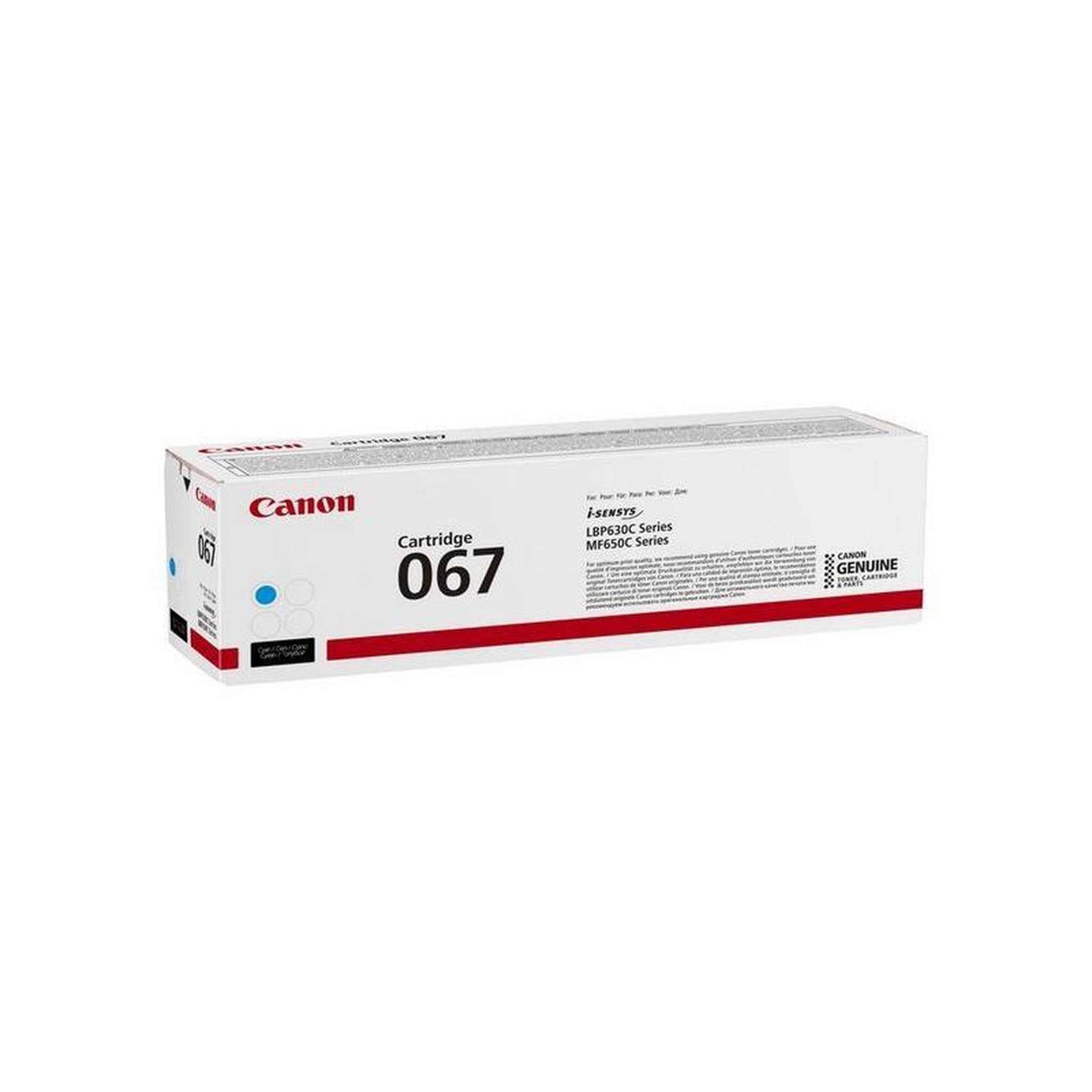 Voir la diapositive 2 : Canon Canon Cartridge 067 Cyan (5101C002)