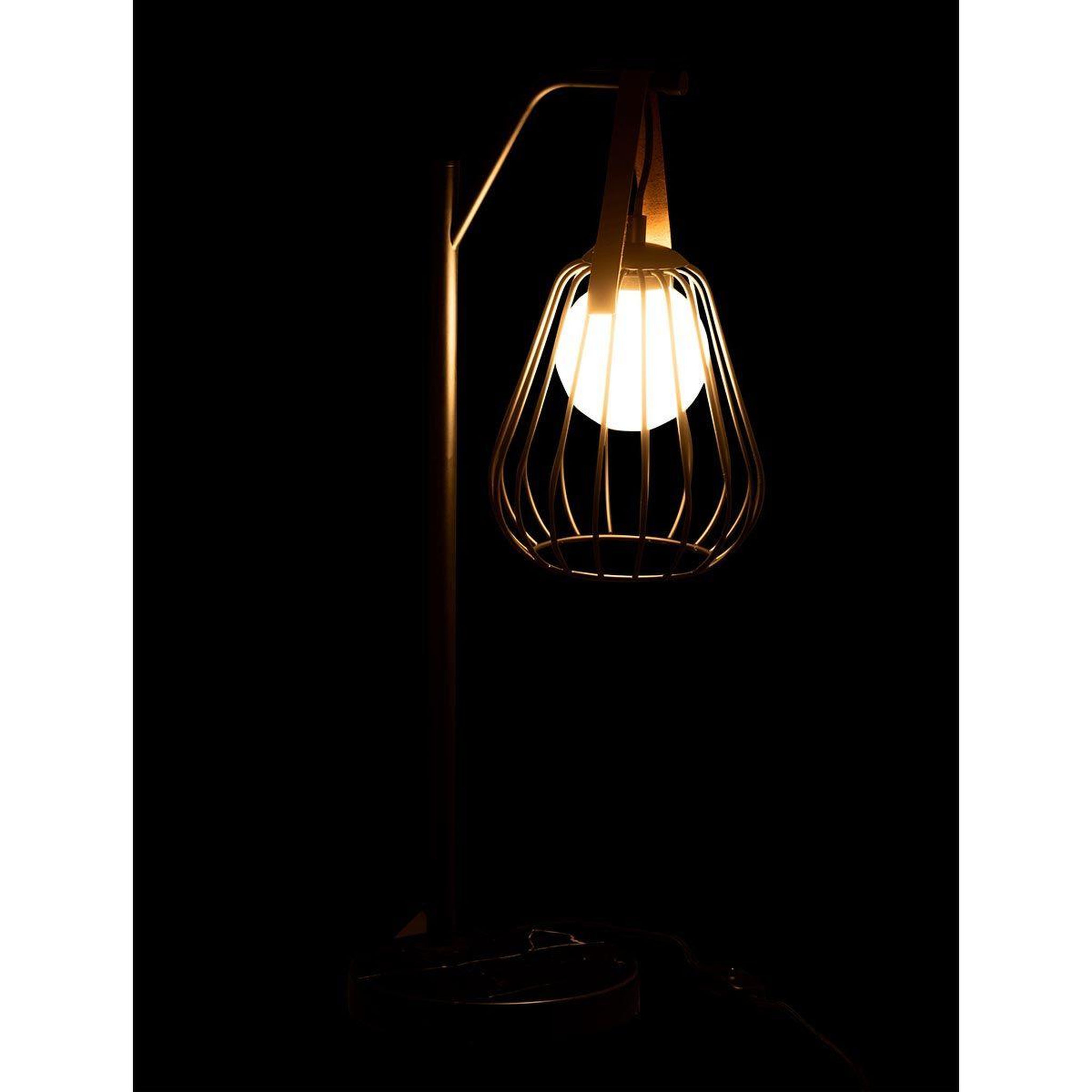 Voir la diapositive 3 : J-LINE Lampe à poser design  ignes  63cm noir