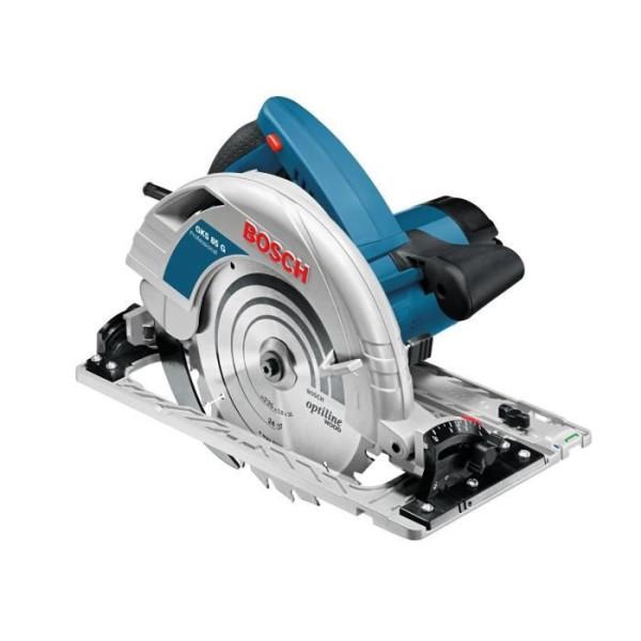 Bosch Professional Scie circulaire Bosch Professional GKS 85G, 2200 W avec 1 lame de 235mm, 5.000 tr/min, carton - 060157A900