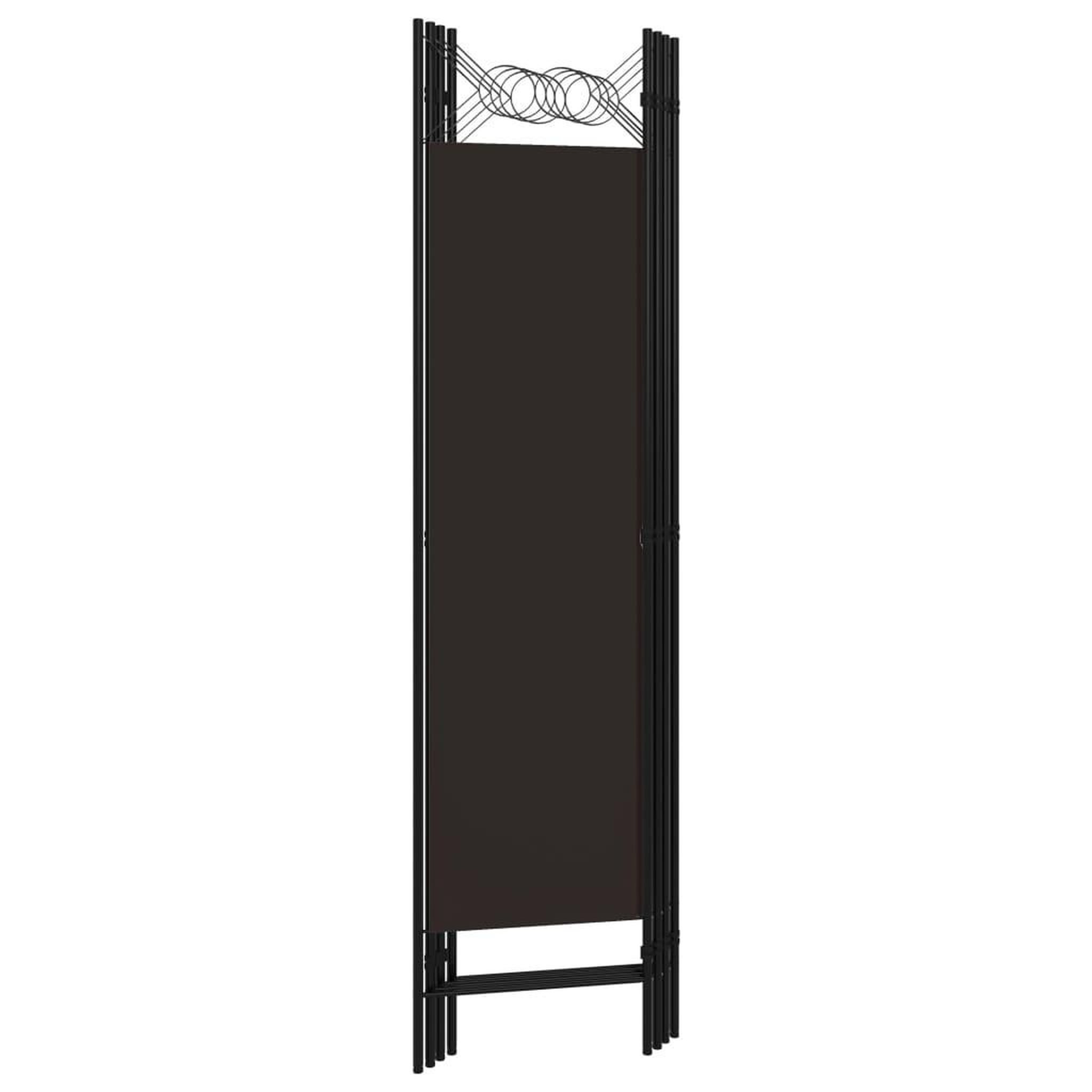 Voir la diapositive 4 : VIDAXL Cloison de separation 4 panneaux Marron 160 x 180 cm