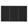 Voir la diapositive 5 : VIDAXL Table de jardin dessus en verre Noir 150x90x75cm Resine tressee
