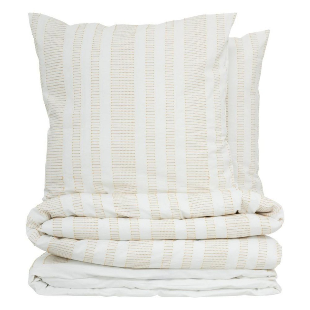 ATMOSPHERA Housse de couette 260x240 + 2 taies coton ISAO