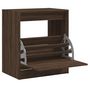 Voir la diapositive 2 : VIDAXL Armoire a chaussures chene marron 60x42x69 cm bois ingenierie