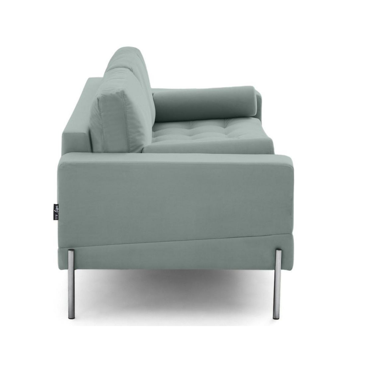 LISA DESIGN Isaure - canapé droit 3 places en velours