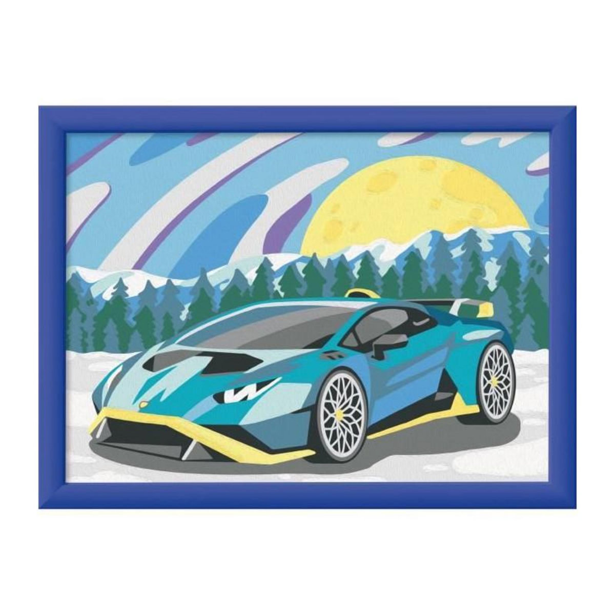 RAVENSBURGER CreArt Kids 18x24cm Lamborghini, Kit de peinture par numéros Numéro d'Art, Des 7 ans, 25842, Ravensburger