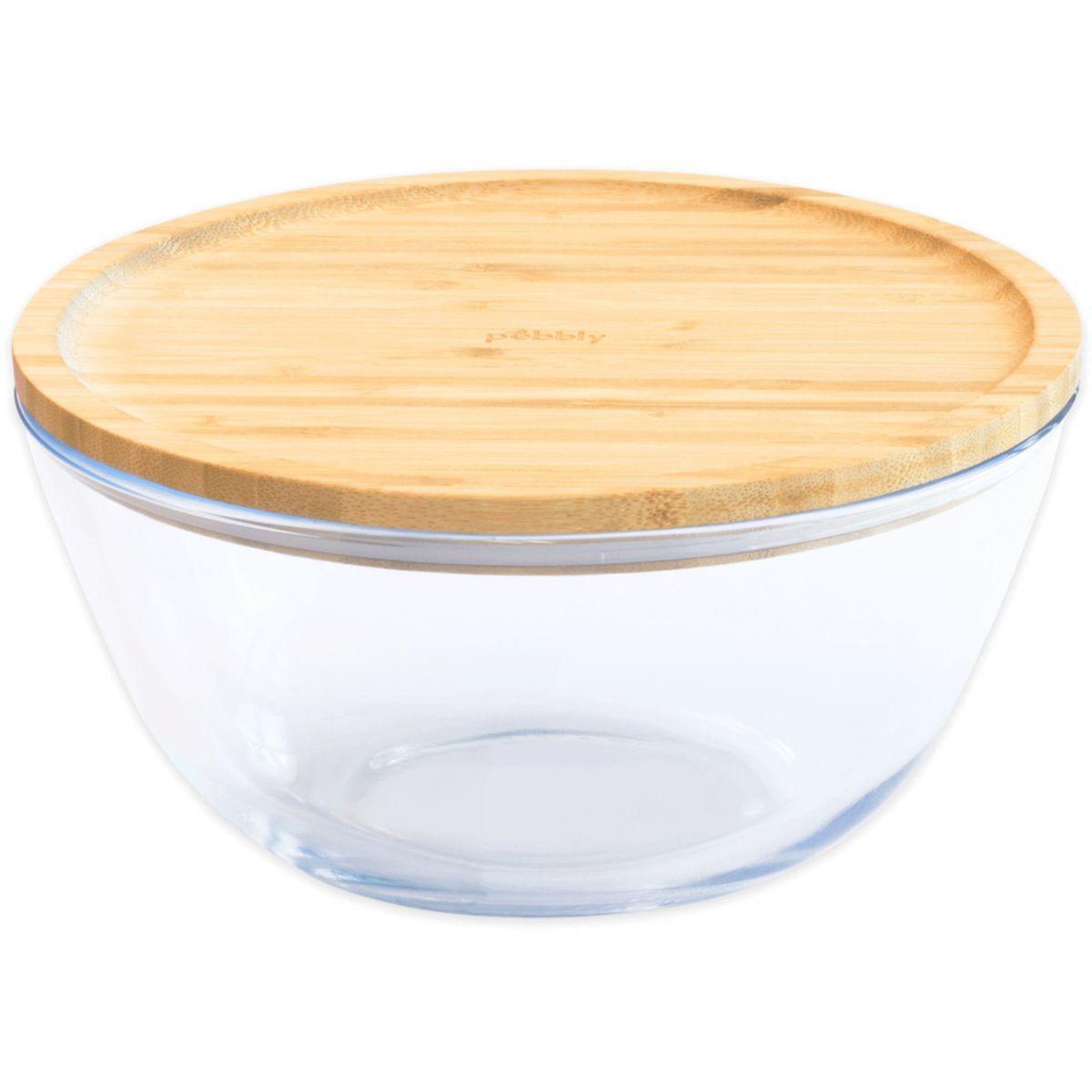PEBBLY Boîte alimentaire bol a mixer rond 2.6 l avec couvercle