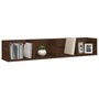 Voir la diapositive 3 : VIDAXL Etagere murale a CD Chene marron 100x18x18 cm Bois d'ingenierie