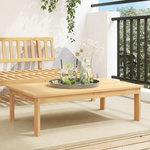 VIDAXL Table de jardin 100x60x30 cm bois d'acacia solide